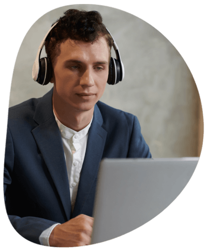 A transcriptionist providing video transcription services, including various formats like mp3, mpeg and wav for customers.