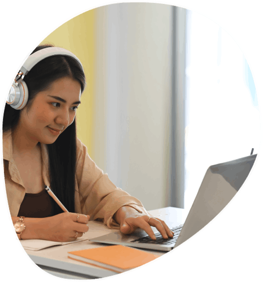 Student using Academic transcription service are essential for better learning and memory retention of educational materials.
