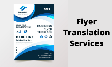 Flyer translation services