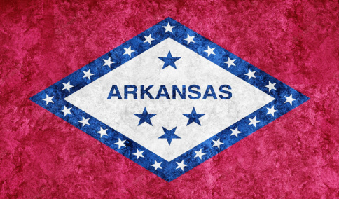 A picture of the Arkansas flag