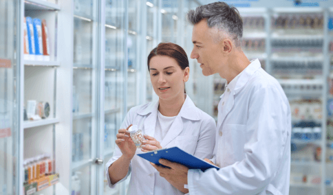 A customers accesses pharmaceutical-translation for diverse pharma documents, including SOPs and quality assurance records.