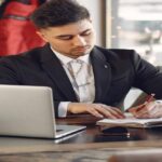 A professional translator working book translation for law firms