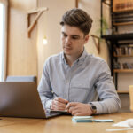 Translator working on book translation for government agencies
